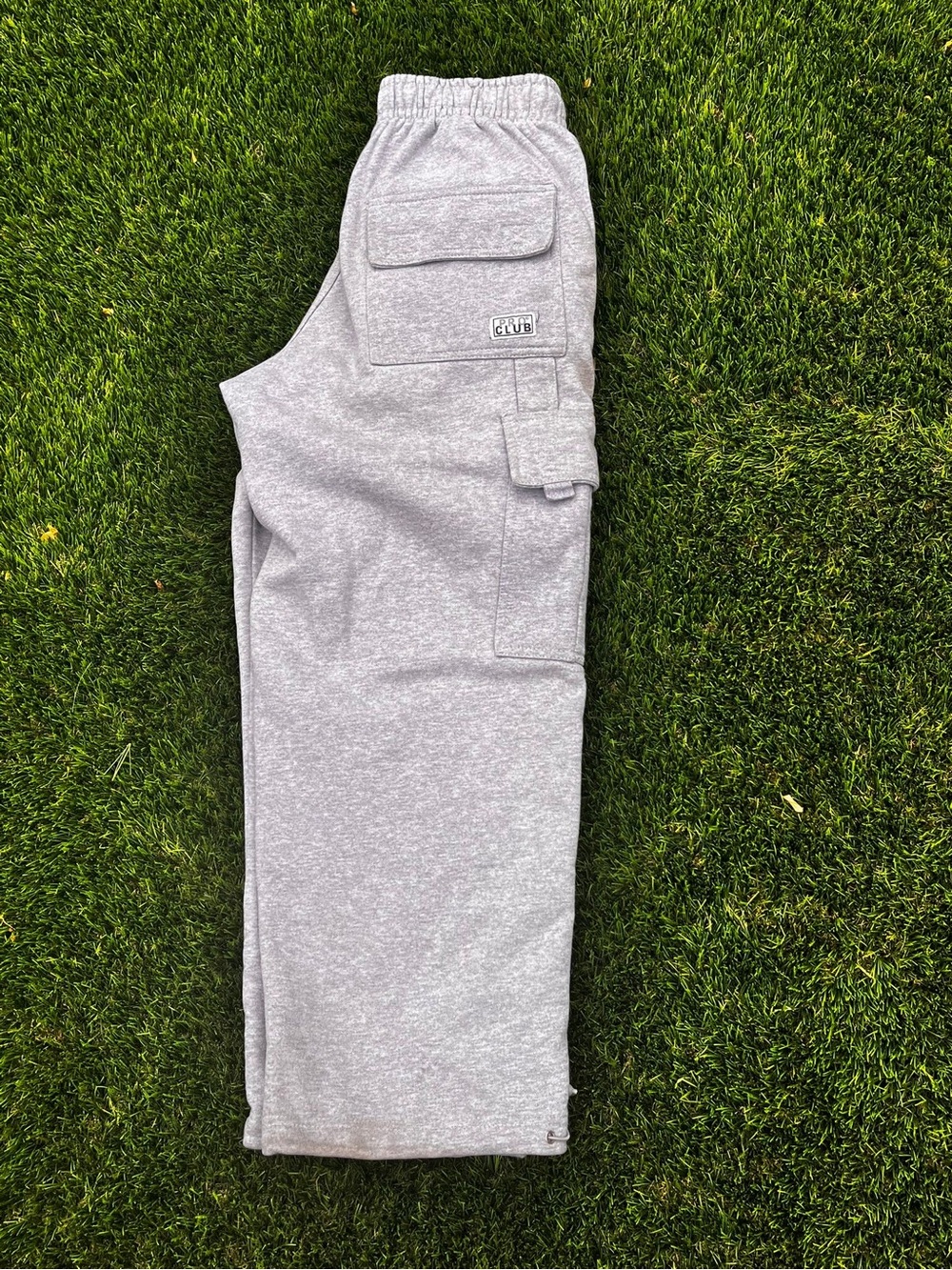 Gray Cargo Sweatpants - Women